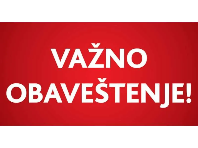 Otežana isporuka Pančevo/ Vršac/ Subotica
