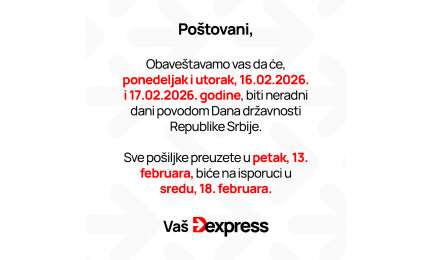 RADNO VREME – Dan državnosti Republike Srbije