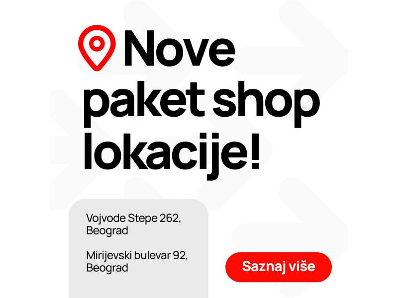 Otvorili smo dva nova Paket Shop-a u Beogradu