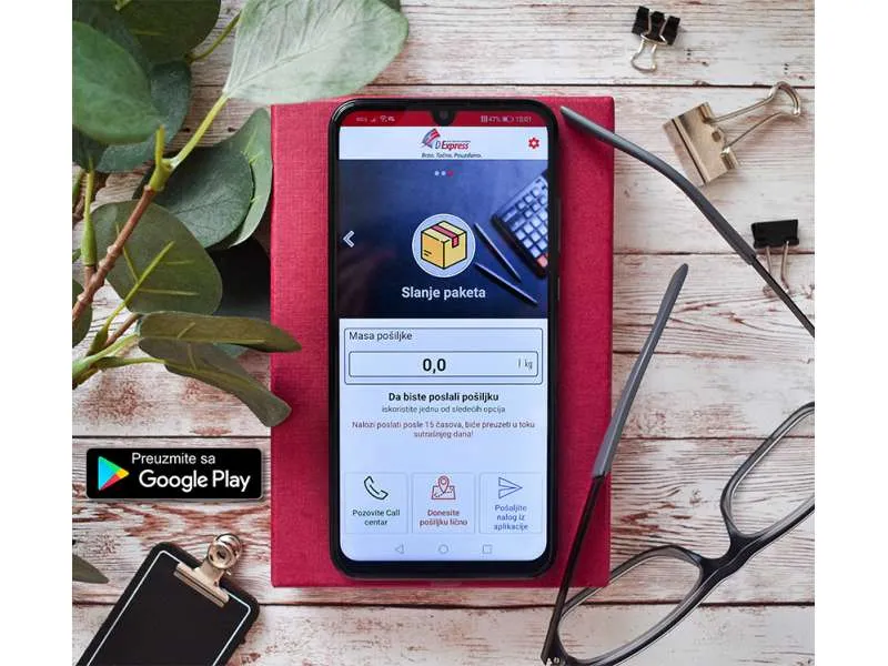 D Express Android aplikacija